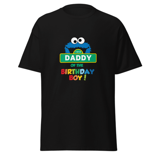 Daddy of the Birthday Boy (Adult), Birthday Theme T-shirt