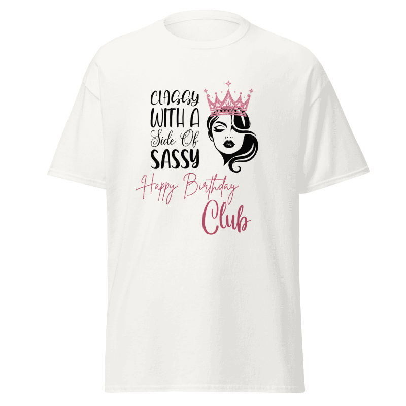 Happy Birthday Club T-Shirt, White