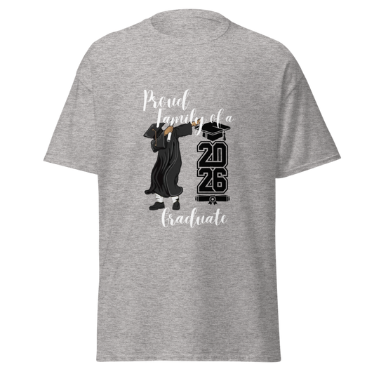 Proud Family Graduation, Gray, T-Shirt (Adult)