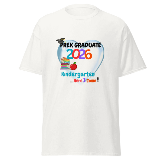 Prekindergarten Graduate Adult White T-Shirt/ Family Supported T-Shirts